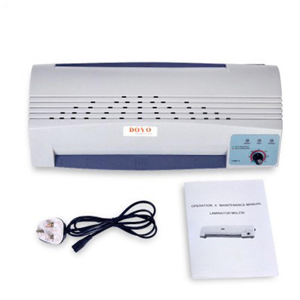 BEESCLOVER Cold / Plastic Sealing Machine Laminator A4 Photo Plastic Machine Office Film Press File Laminating Machine r20