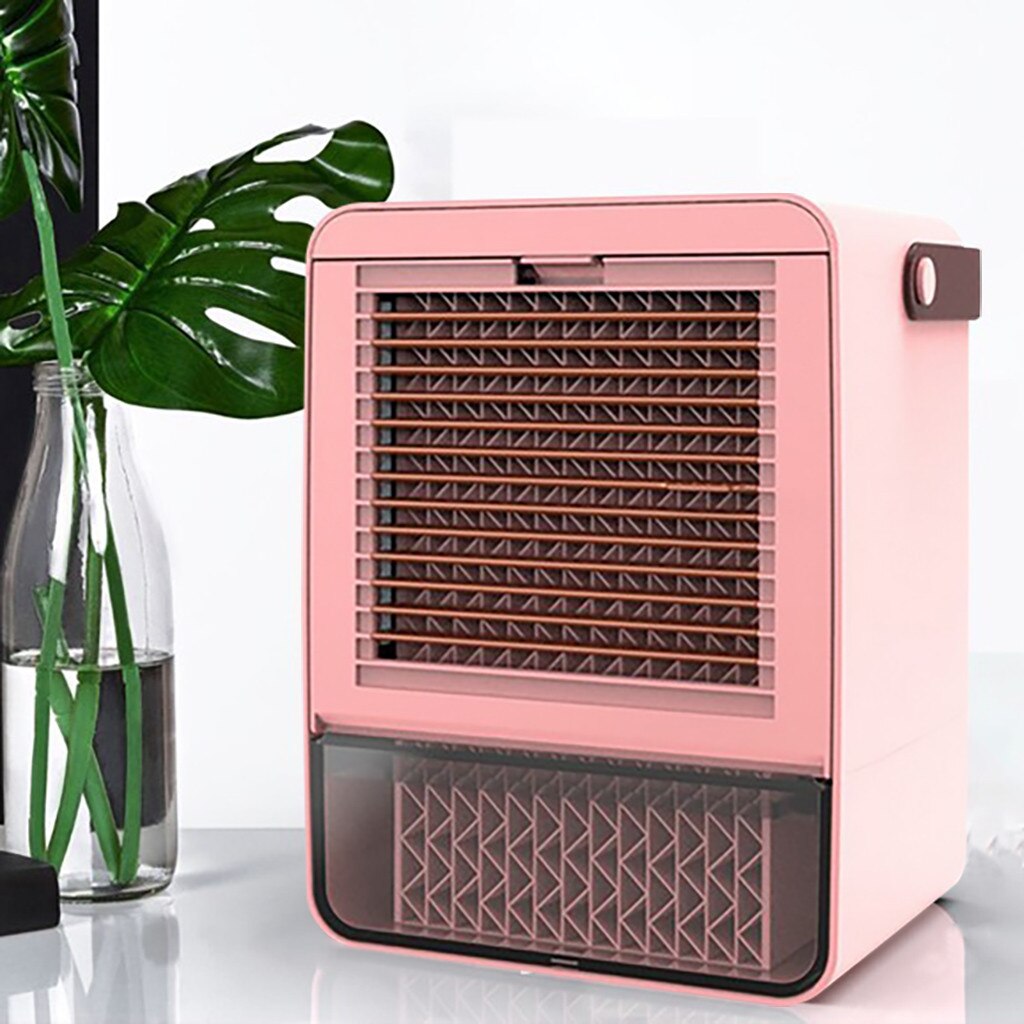 Air Cooler Portable Water Cooling Fan Mini Home Air Conditioner USB Charging Cooler Fan USB Personal Space Cooler Fan