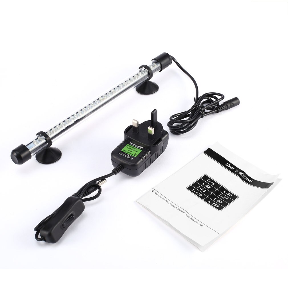 LED Aquarium Submersible Lamp Aquarium Fish Tank Plant DC 12V LED Light Waterproof IP68 Bar Lamp Fish Tank Light: ZK314503BFE-30-30LED
