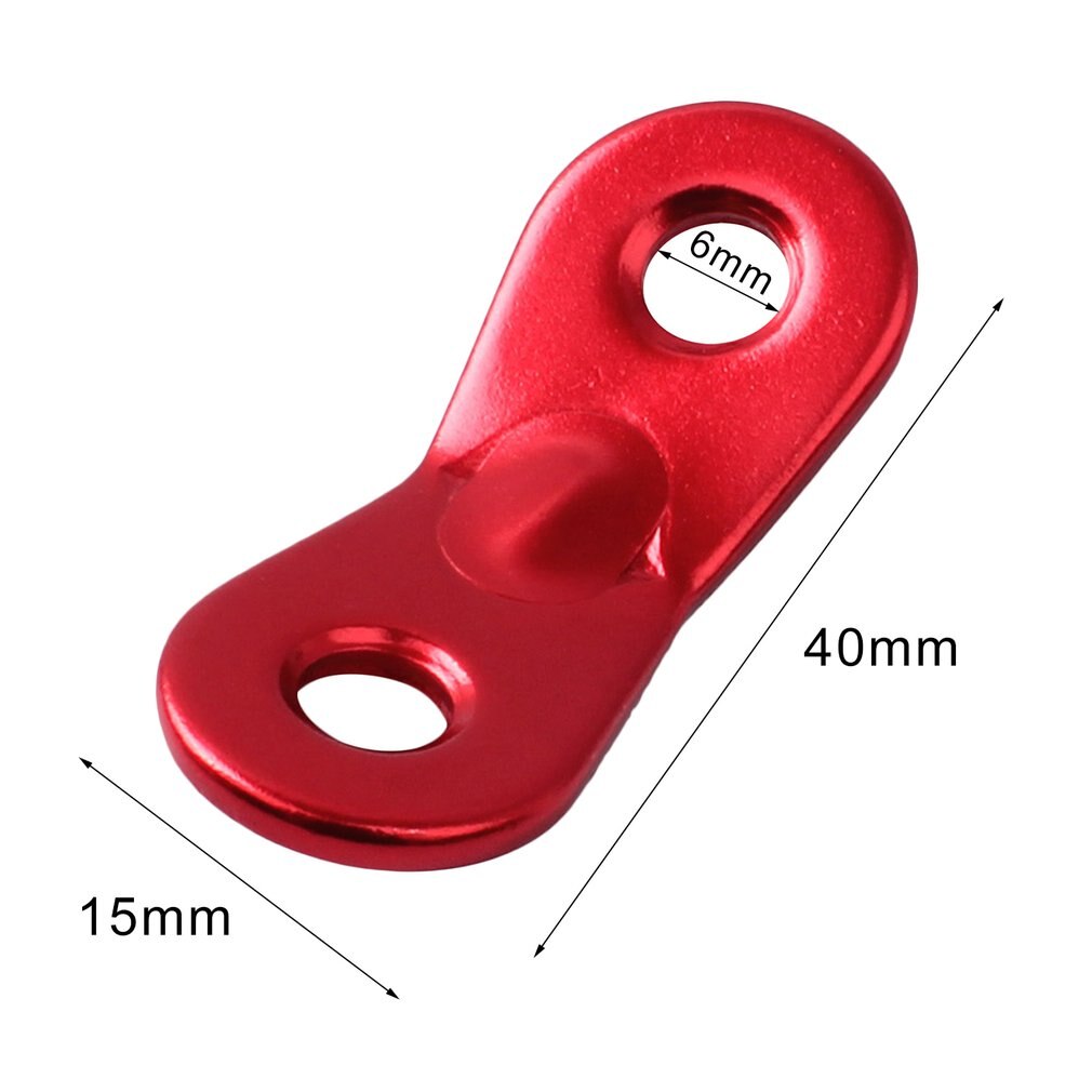 Lot De 20 Tendeurs De Corde En Alliage D'aluminium – Rouge, Pour Haubans De Tente, Diamètre Corde 3-5 Mm, Ajustement Rapide
