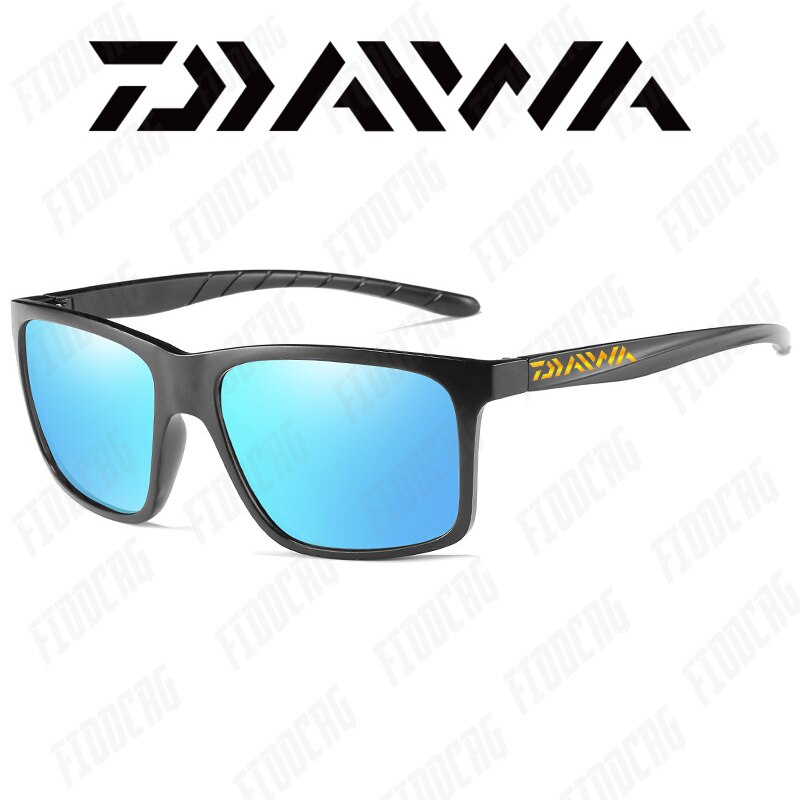 Daiwa Mode Gepolariseerde Zonnebril Mannen Vierkante Frame Mannelijke Zonnebril Vissen Rijden Zon Bril UV400: 22