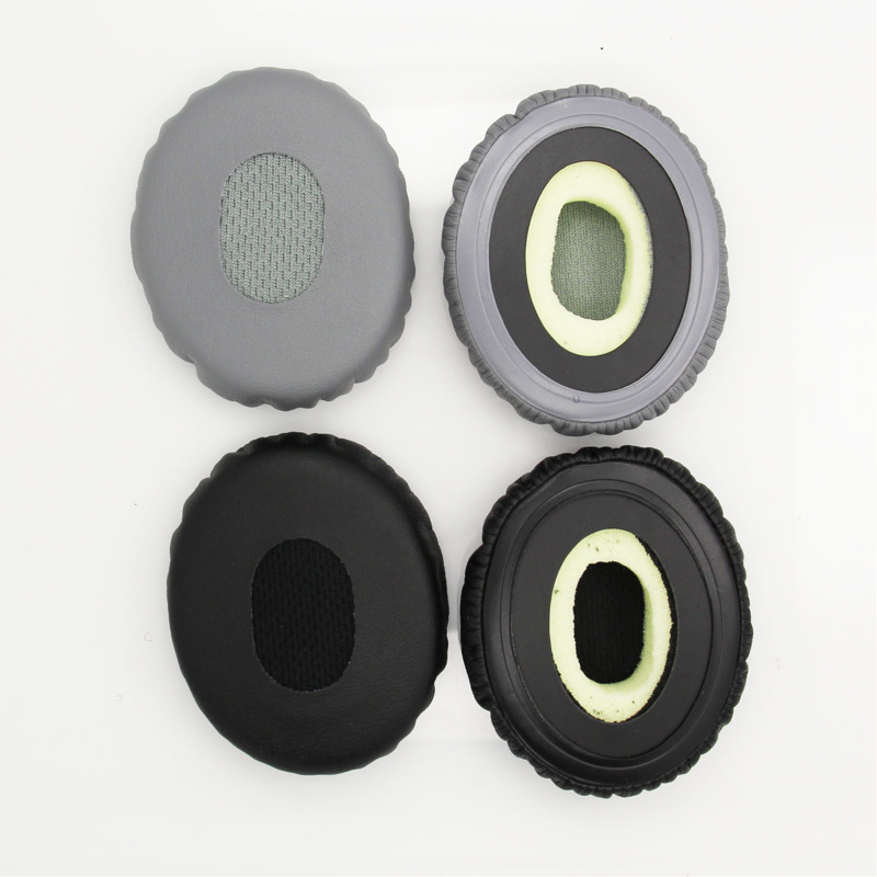 Almofadas de couro macio para bose oe2 oe2i fones de ouvido substituição almofadas de almofada de memória espuma esponja para extra conforto earmuffs