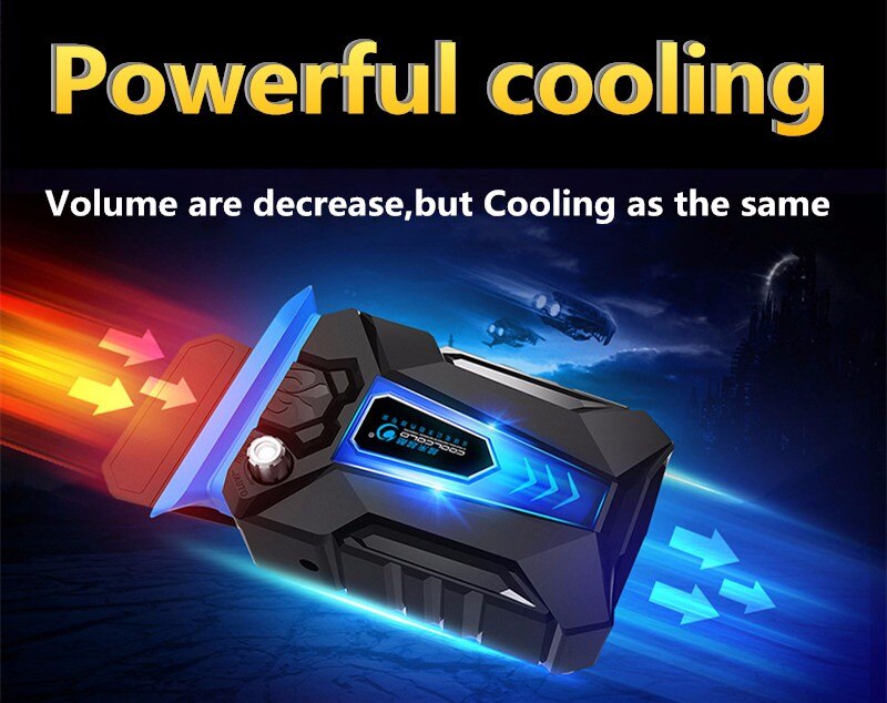 COOLCOLD Draagbare Notebook Laptop Cooler USB Air Externe Extraheren Cooling Pad Fan voor Laptop Speed Verstelbare voor 15-17 inch