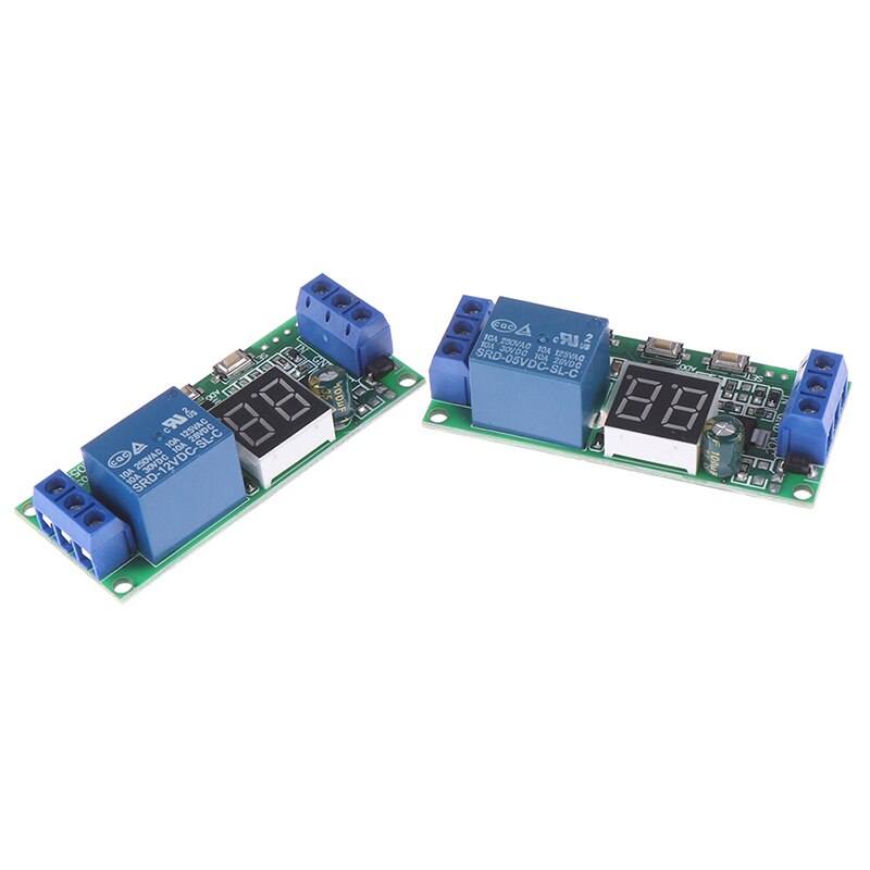 1pc multifunksjons digital tid uendelig forsinkelse bryter tidtaker relémodul  dc 5v / 12v / 24v
