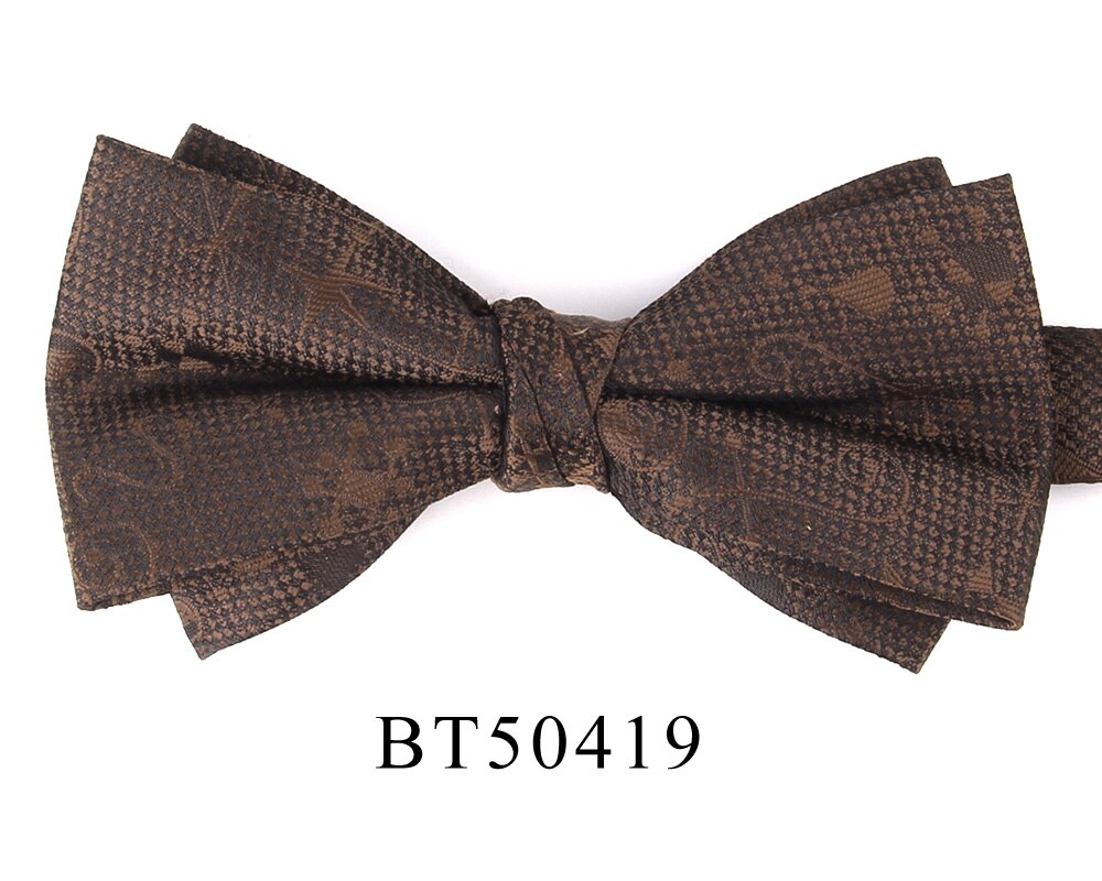 Pajarita Floral para hombre y mujer, corbatas de Cachemira para adulto, trajes para hombre, pajarita para , boda, pajaritas con patrón de animales: BT50419