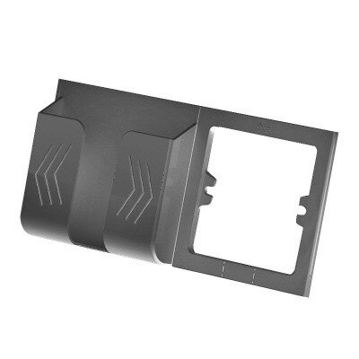 USB Port Wall Socket Charger Adapter Charging Removable White Gold Standard Power Switch Outlet Wall Plate Holder With Usb: Gray