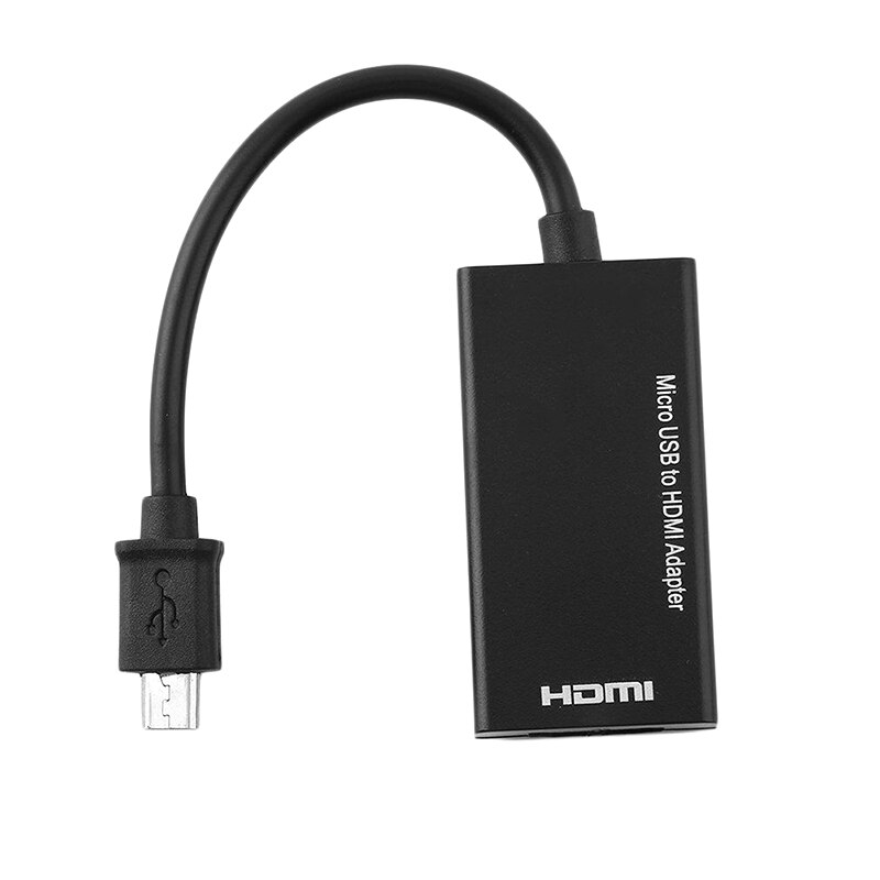 Cable adaptador Micro USB 2,0 a HDMI HDTV TV HD para teléfono móvil Samsung LG S7,