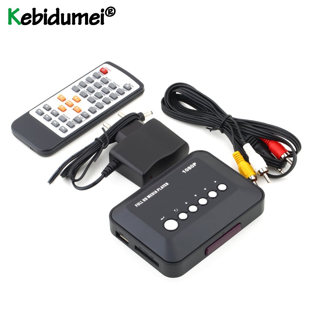 Dc 5V 2A Hd 1080P USB2.0 Media Player Box Tv Video 'S Hdmi-Compatibel Voor Sd Mmc rmvb MP3 Multi Tv Met Ir Afstandsbediening