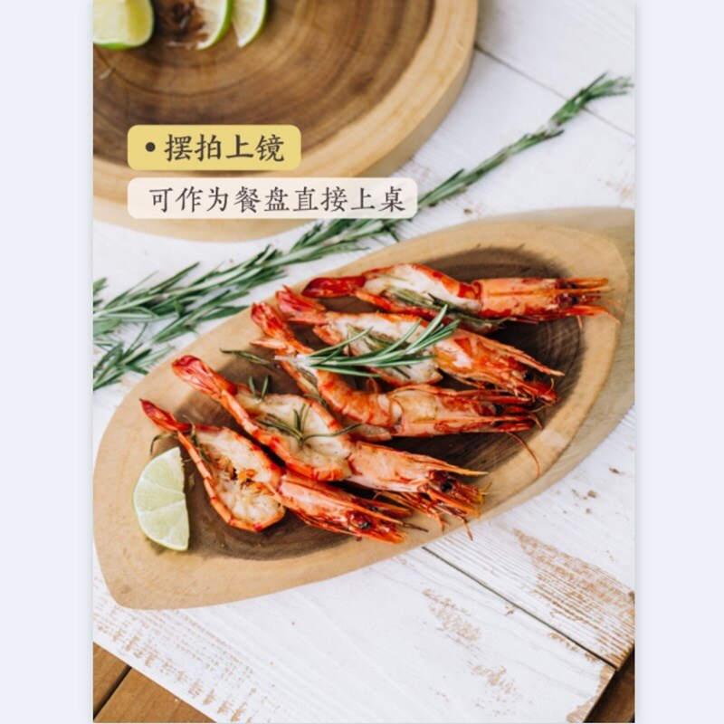 Acacia Wood Cutting Board Natural Tree Stump Irregular Shape Kitchen Chopping Block Mildew Proof Tableware