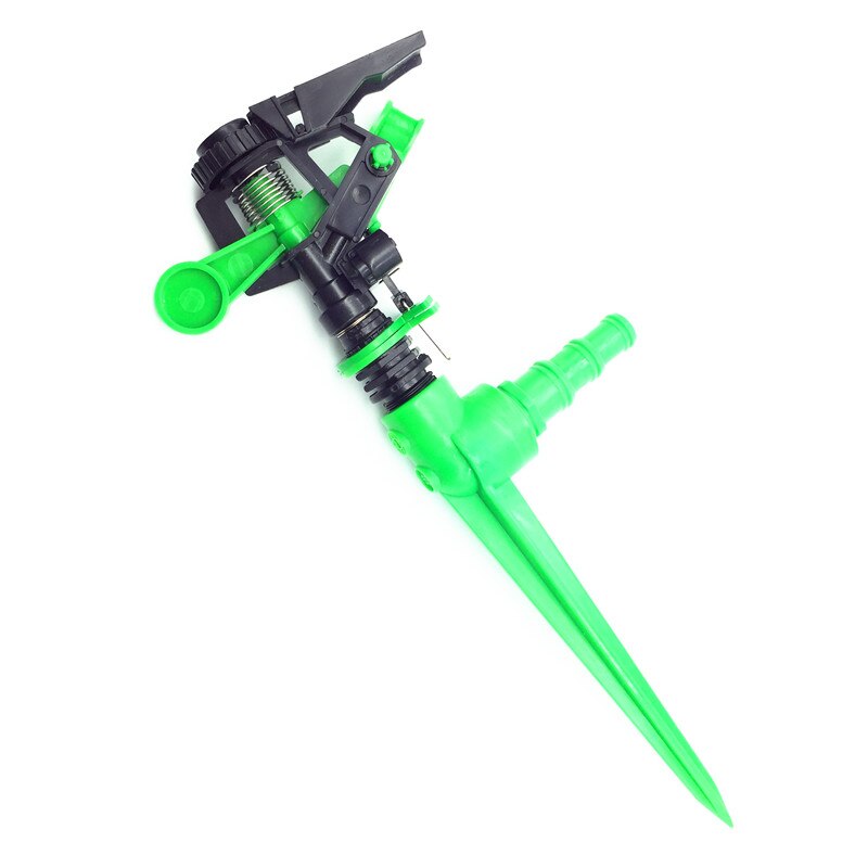 360 Degrees Rotating Sprinkler with Multi-function Connector Adjustable Garden Spray Nozzle Irrigation Hose Connector 1 Set: Default Title