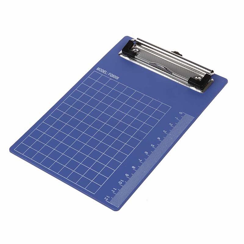 Pad Clip Holder Folder Plastic Clipboard Blue Purple for paper A6