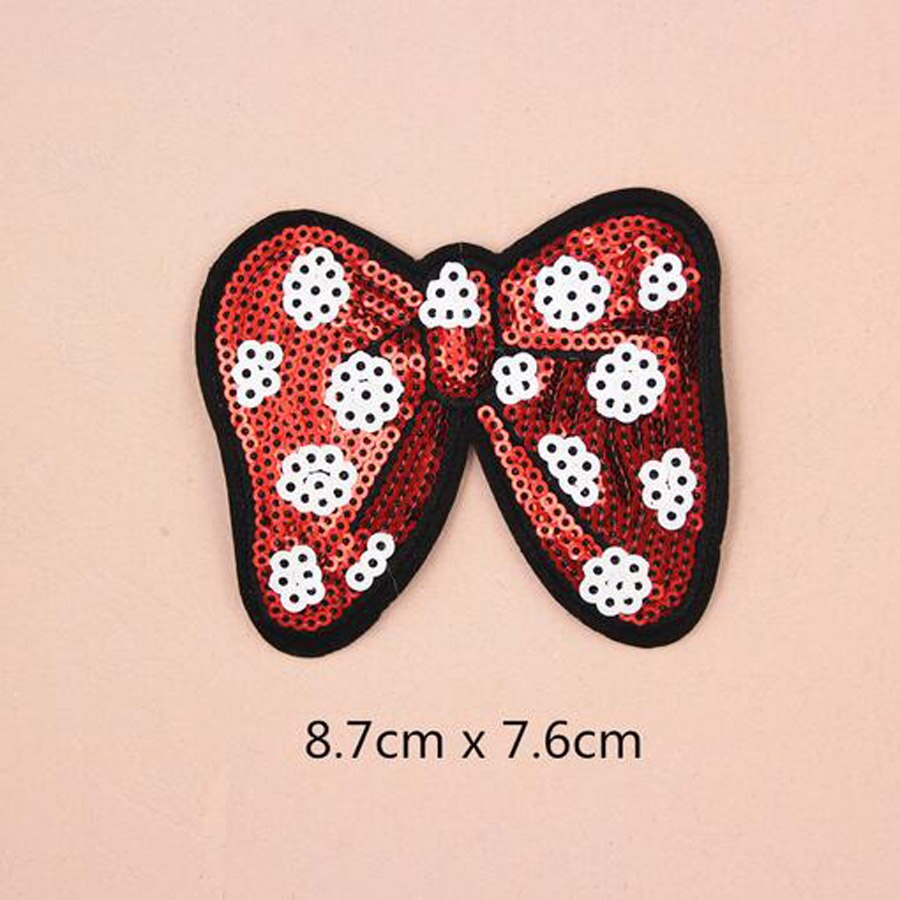 1PC Paillette Sequins Embroidered Patches Clothes Stickers Bag Sew Iron On Applique DIY Apparel Sewing Clothing Accessories BU20