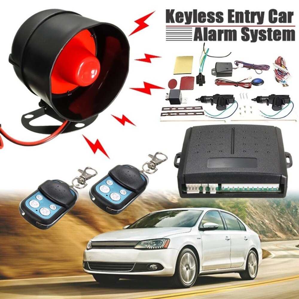 Profession Universal Car Alarm Remote Control Security System 2 Door Central Door Lock Locking Kit Set Keyless Entry System