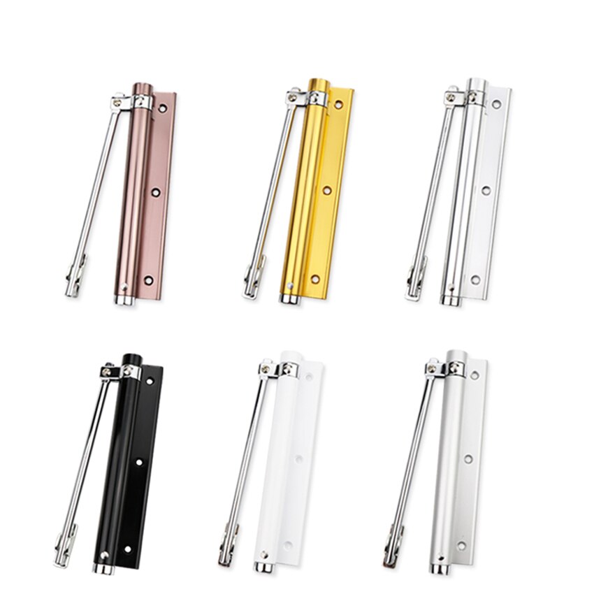 Automatic Spring Latch Hinge For Home Office Fire Rated Door Adjustable Door Closer Stainless Steel Furniture Hardware