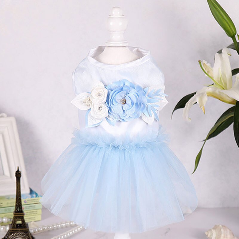 Beautiful Princess Dress Pet Dress Comfortable Cupcake Dress Cute Durable Puppy Dog Accessory Dog Skirt Dog Dress Colorful