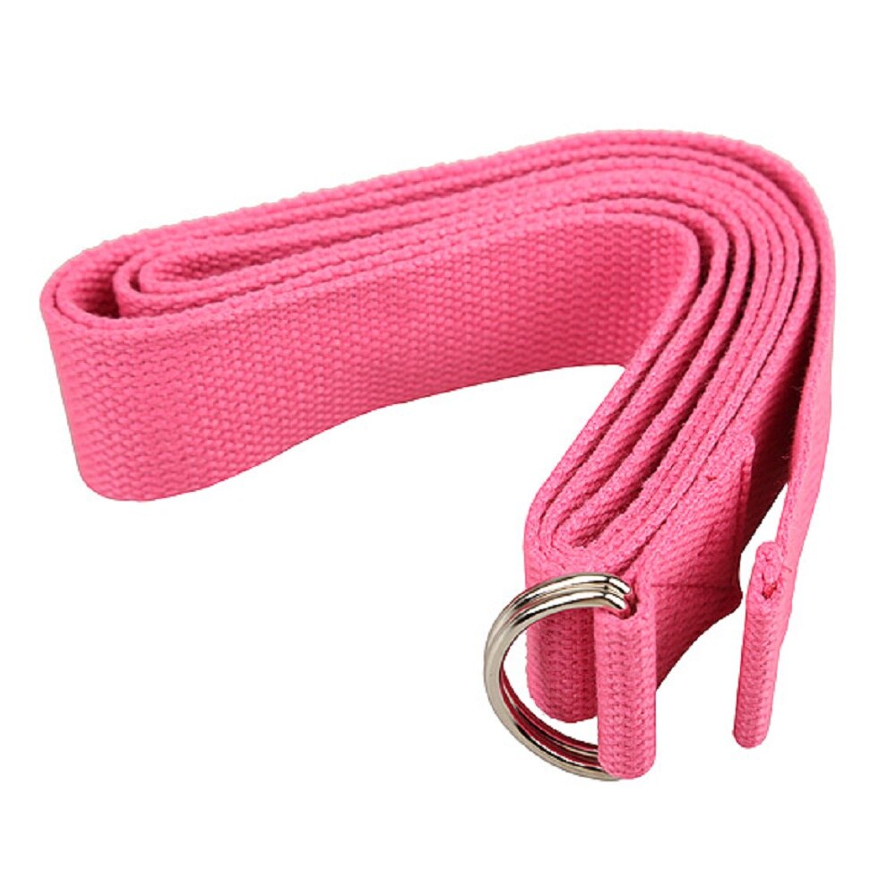 Yoga Stretch Fitness Oefening Gym Yoga Stretch Strap Belt Figuur Taille Been Oefening: Roze