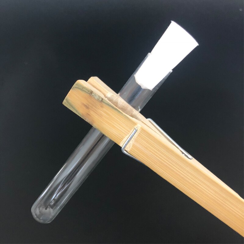 50pcs/pack 13*100mm U-shape Bottom Glass Test Tube with silica gel plug Laboratory Glassware Lab Glass Tube with cap