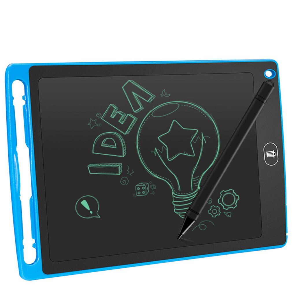 Tablero LCD de escritura a mano para niños, pizarra electrónica de dibujo de 8,5 pulgadas con luz