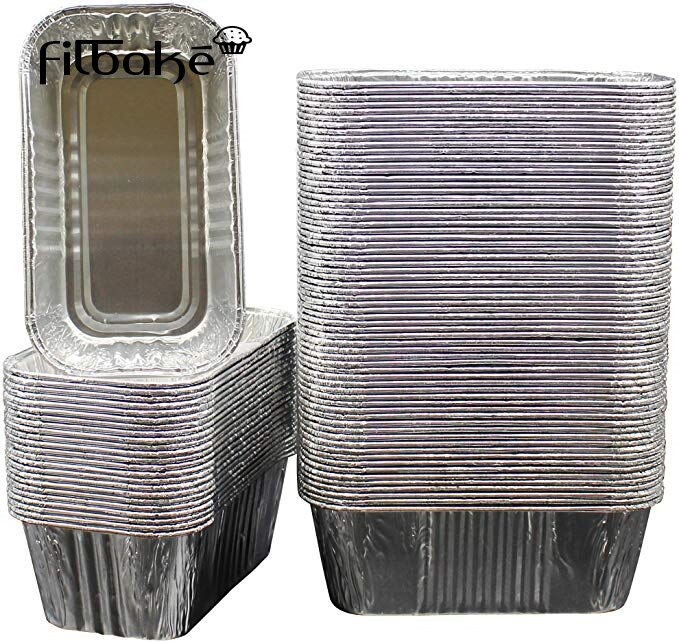 20/30/50/100 st aluminiumfoliepannor matbehållare engångs mini-limpa bakpannor reservdelar köksredskap