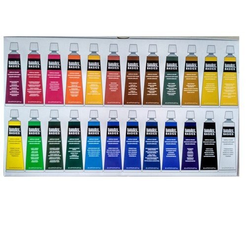 12/24 couleurs Liquitex bases peinture acrylique SET 22 ml/tube pour BJD argile tissu mur peinture artiste fournitures