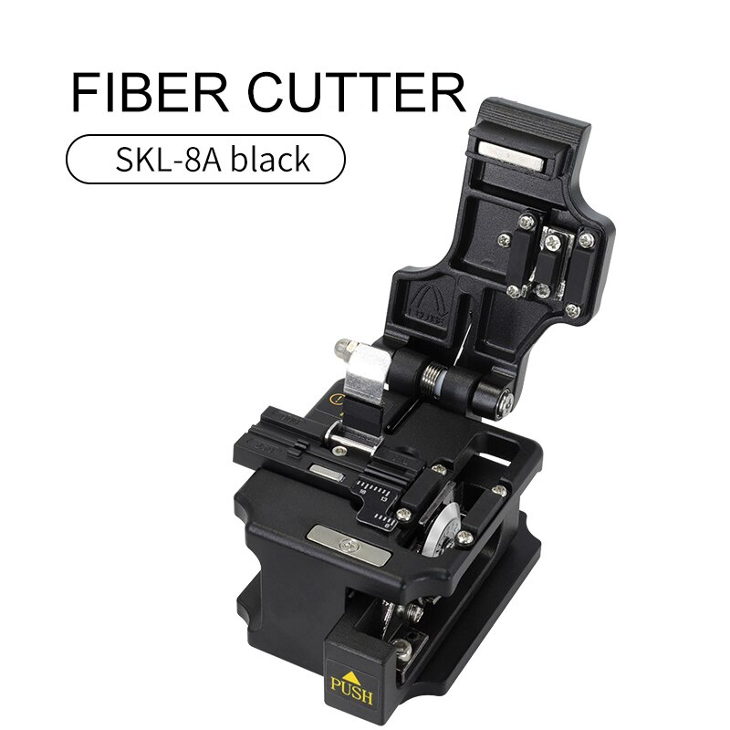 SKL-8A optical fiber cutting knife cable fiber cleaver Fiber Optic Cutter Melt Fiber Cleaver kit fibra optica: Black