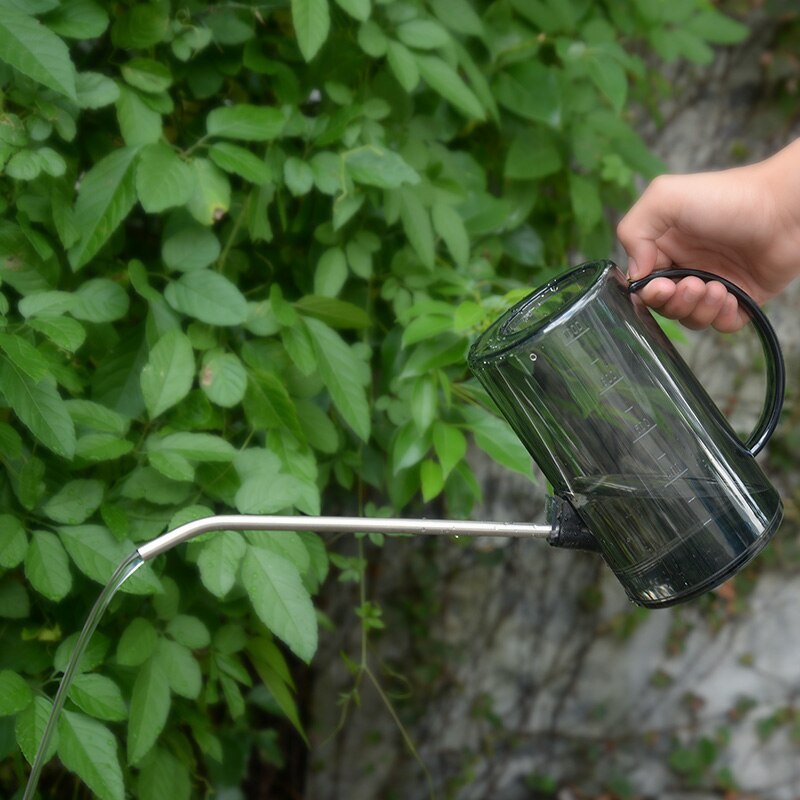 Gennemsigtig plast plantevanding pottekasse vandkande til blomster vandsprayflaske husholdningsbonsai haveværktøj