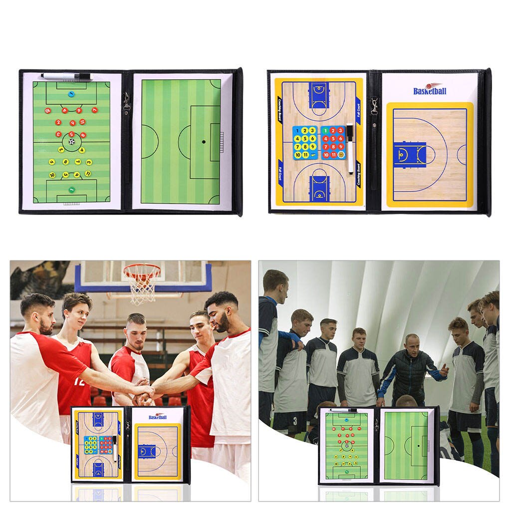 Baketball/Football Coaching Whiteboard Coaching Board Manager Coaches Strategy Board Training Assistant Equipment