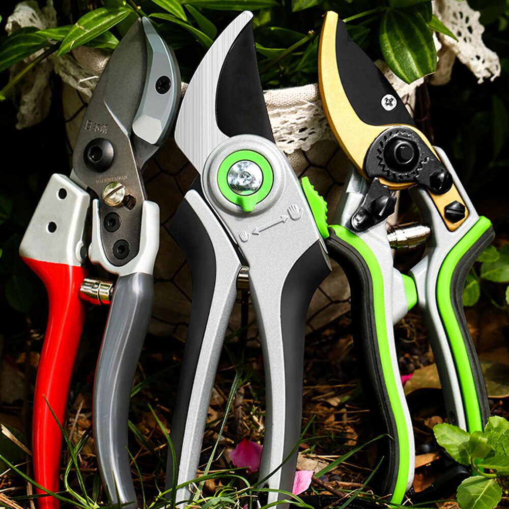 OMY Gardening Pruning Shears Which Can Cut Branches of 35mm Diameter Fruit Trees Flowers Branches and Scissors Hand Tools