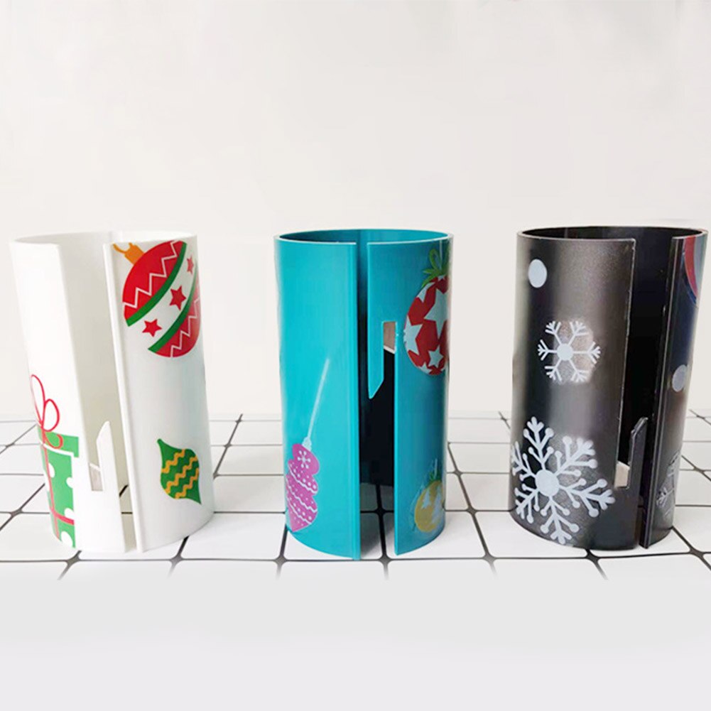 Wrapping Paper Cutter Christmas Safe Packing Roll Manual Office Sliding Trimmer Convenient School Tools Time Saving