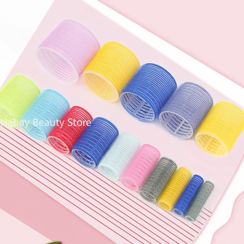 Juego de rodillos para el cabello con gancho de agarre automático de tamaño gigante, rizador de pelo sin calor, rizadores de peluquería, rodillo de espuma Cabello