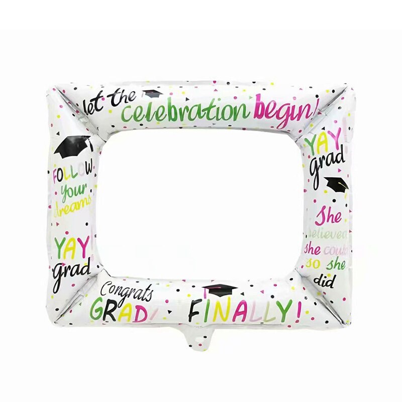 twórczy zdjęcie ramka urodziny impreza balon zdjęcie ramka ślub Modeling rekwizyty Dzieci dorosły zabawny ukończenie szkoły zdjęcie poza dekoracyjny: S5  Balloon