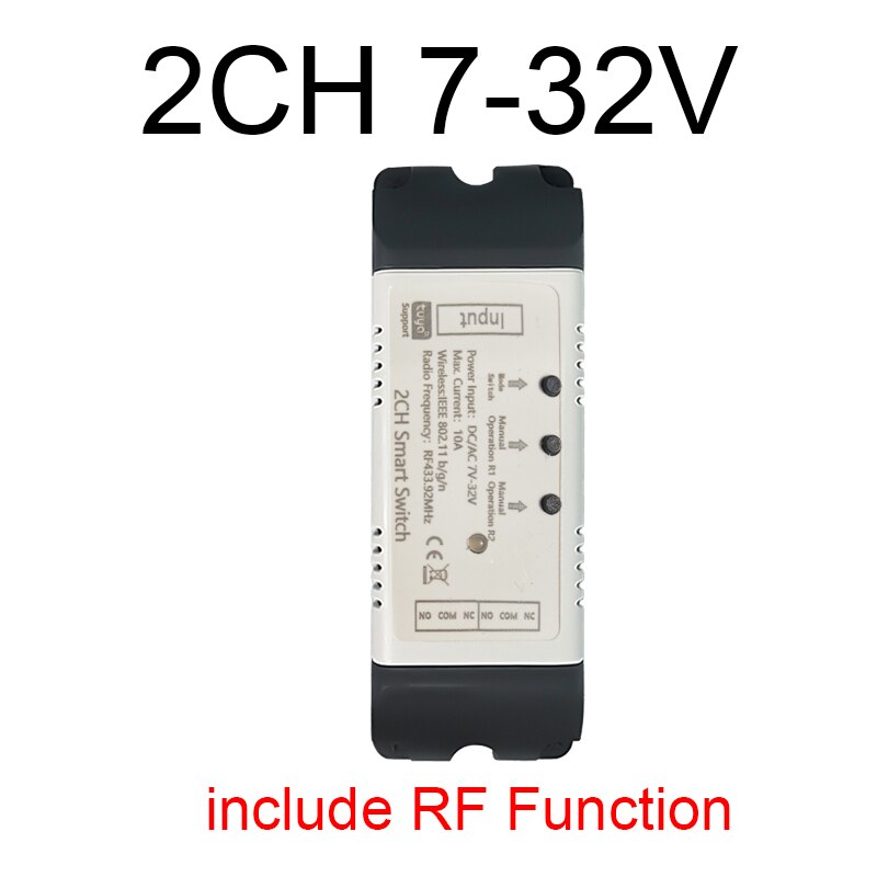 2CH DC5-32v relay-module gateway Door Garage Curtain motor light-switch bridge smart-hub remote-control zigbee alexa google home: Type 3
