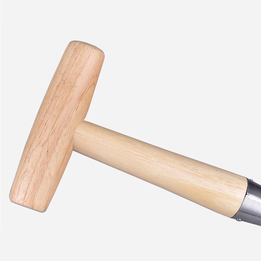 Tools Practical Hole Punch Wood Handle Plant Loosen Soil Migration Stainless Steel Cultivation Outdoor Sow Dibber Durable