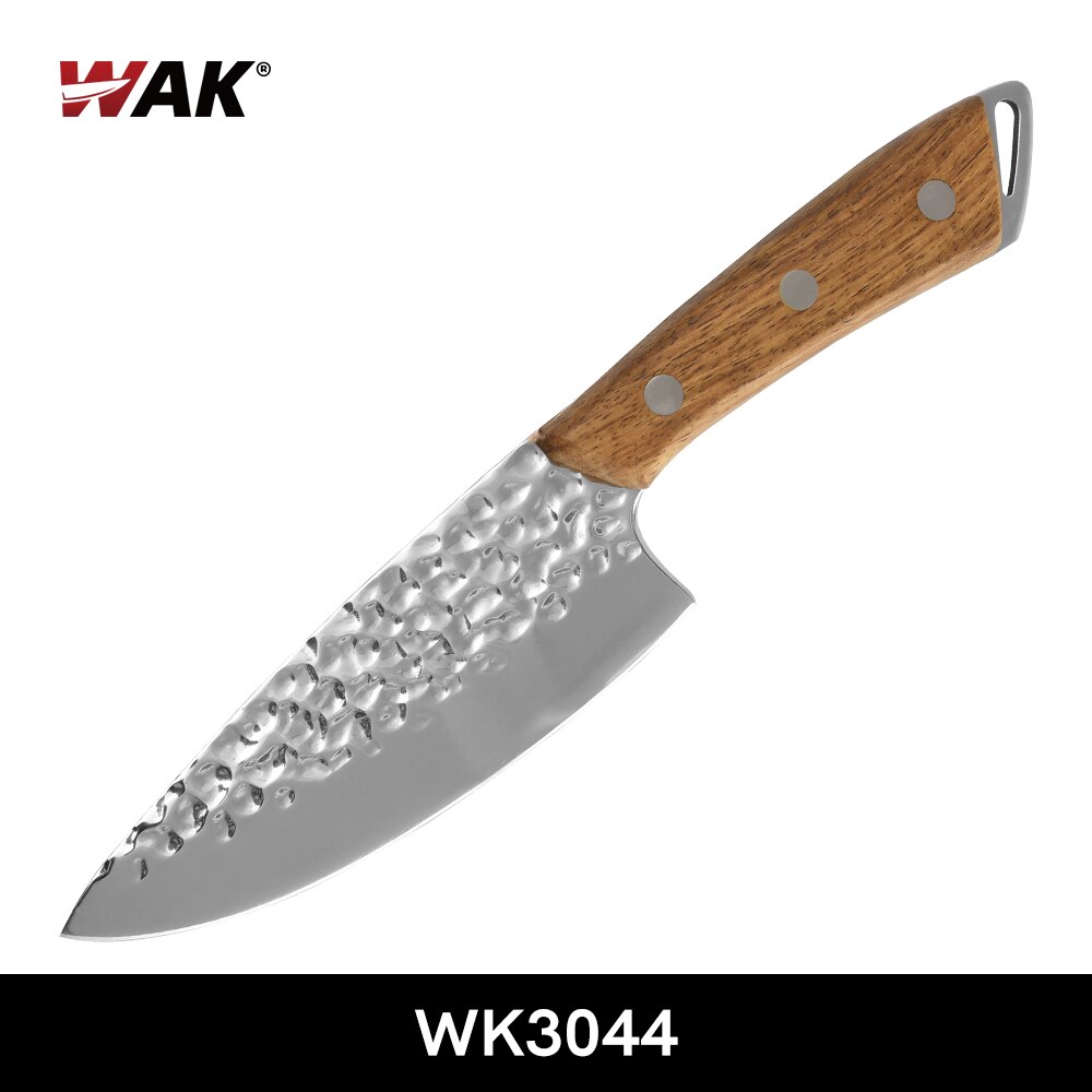 WAK Premium AUS 8 couteau de cuisine japonais en acier, damas petit couteau de Chef de cuisine avec polissage miroir avec Rosewoo: Default Title