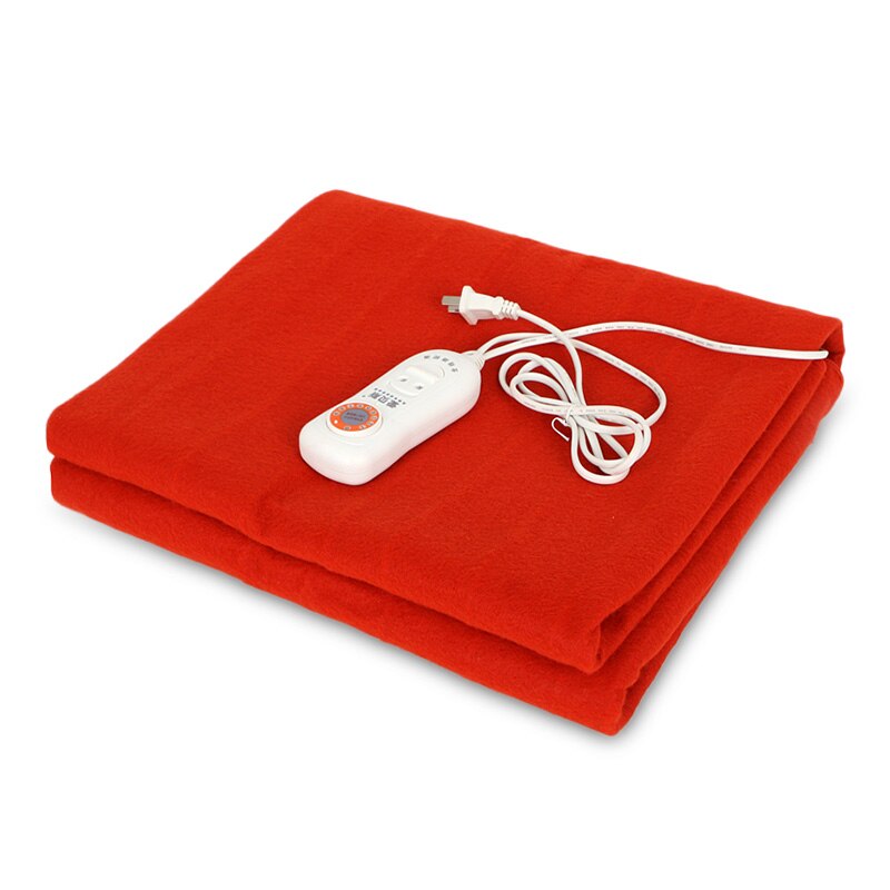 Automatisk opvarmet madras varmepude tørring varme fodvarmer, opvarmning varmt tæppe  ,150*70cm: Rød