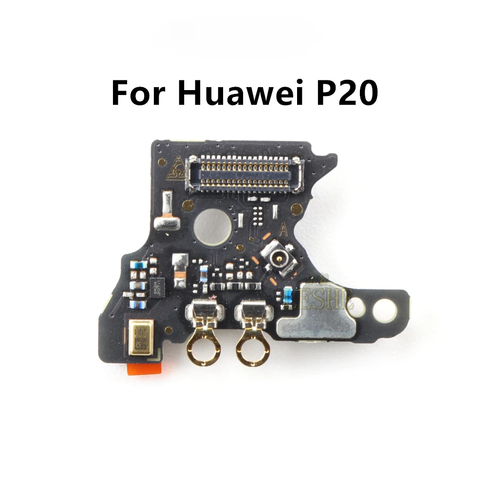 Mikrofon platine USB-Ladestation Flach kabel für Huawei P20 / P20 Pro Typ C Lade-Flex kabel: Silber