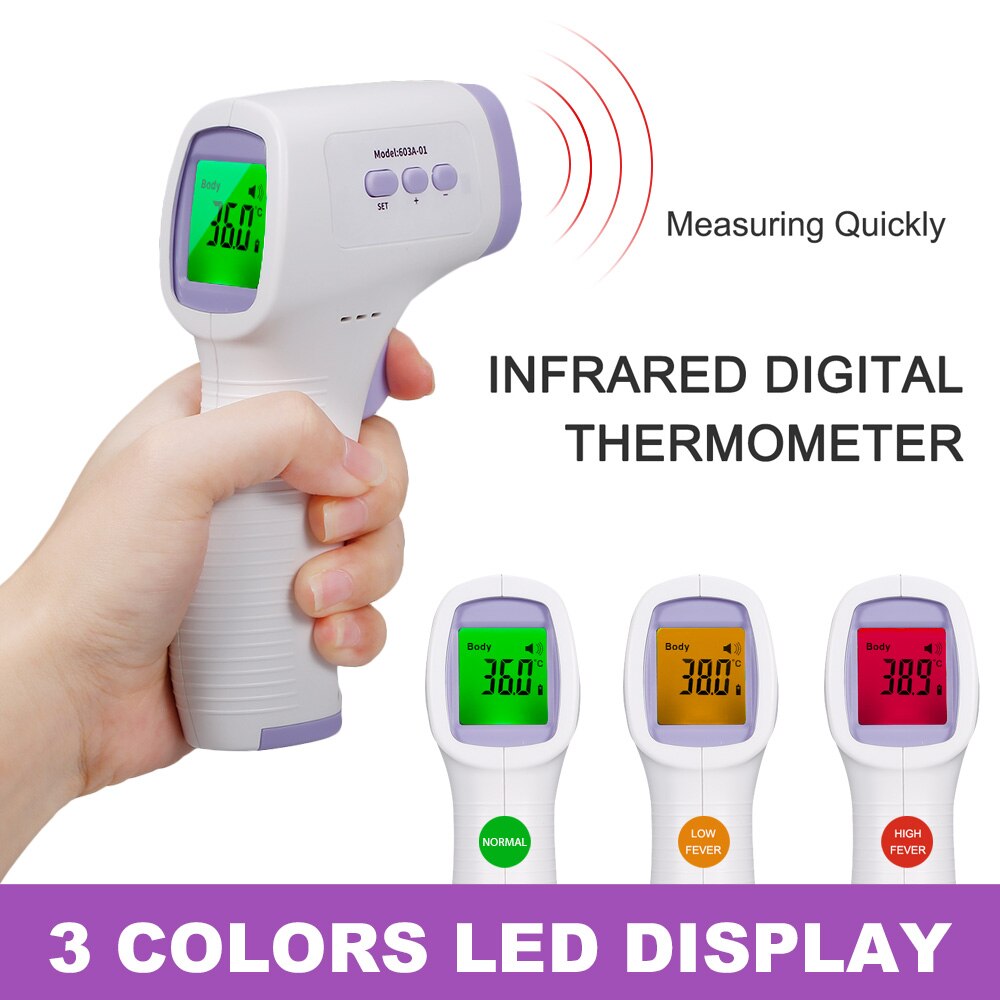 10 Style Non-contact Digital Infrared Forehead Thermometer Electronic Fever Temperature gun Meter Measurement IR Thermometer: Style 7