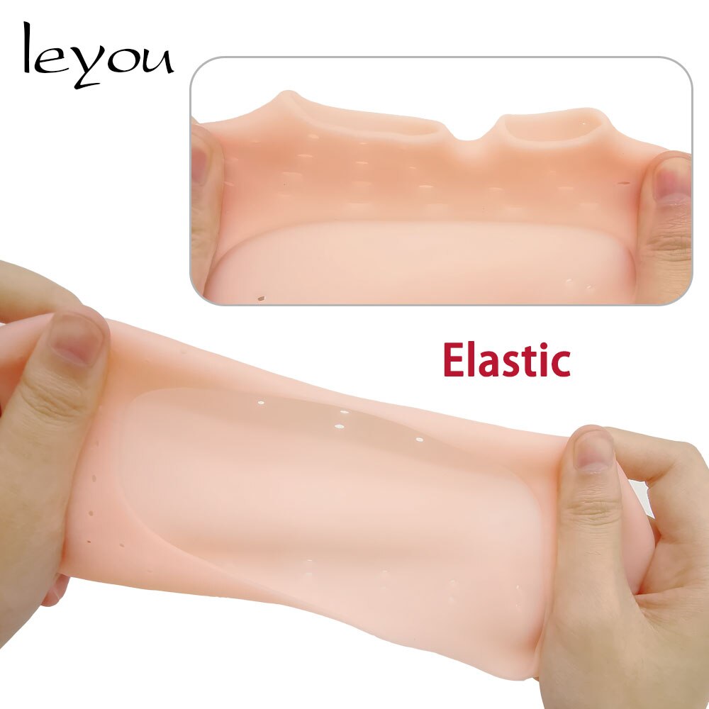 Calcetines de silicona para pedicura con punta abierta, Gel hidratante para grietas, calcetines invisibles para el cuidado del pie