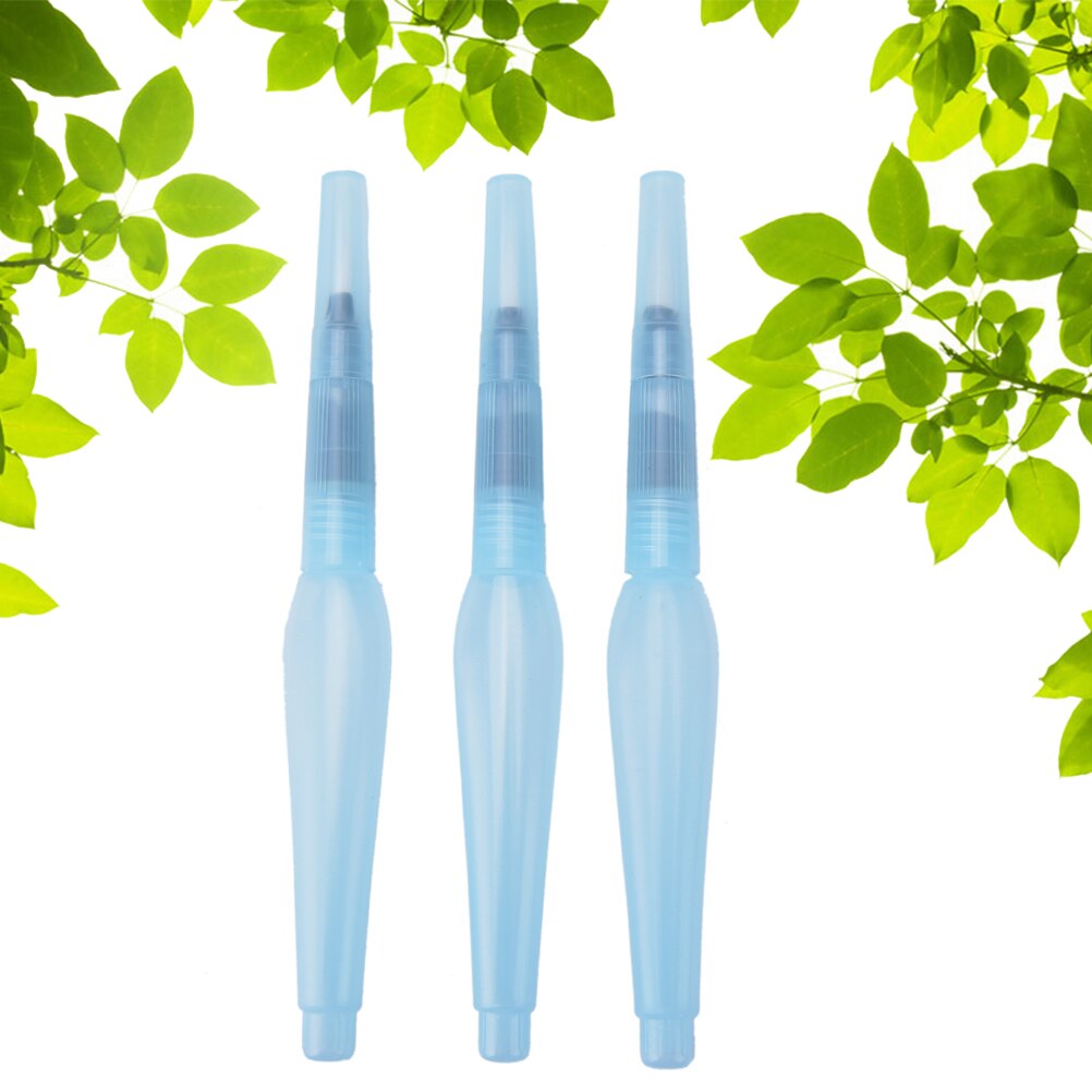 3 Stks/set Voor School Zelf Bevochtigen Water Opslag Pen Kunst Levert Verschillende Maten Grote Capaciteit Vat Water Kwast Set