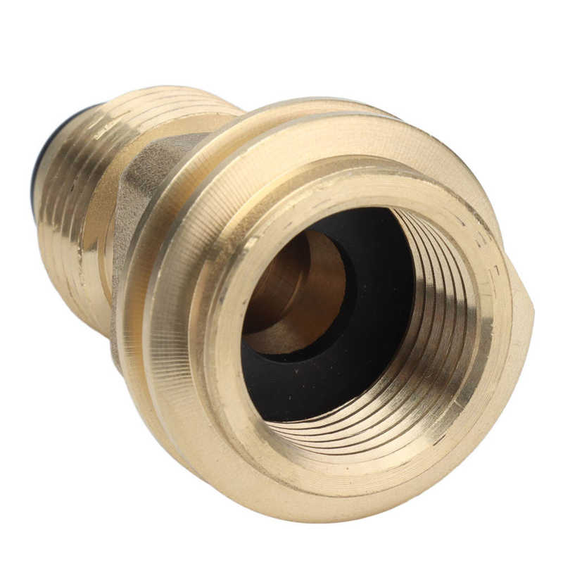 Gas Tank Conversion Connector Portable Simple Installation Gas Cylinder Adapter Airtight Connection for Barbecue