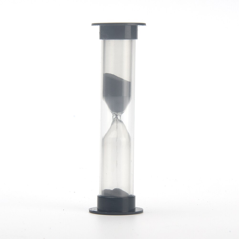 3/5/10 minuten Mini Sand Glas Sand glas Sanduhr Timer Uhr Heimat Dekor: Schwarz / 3 min