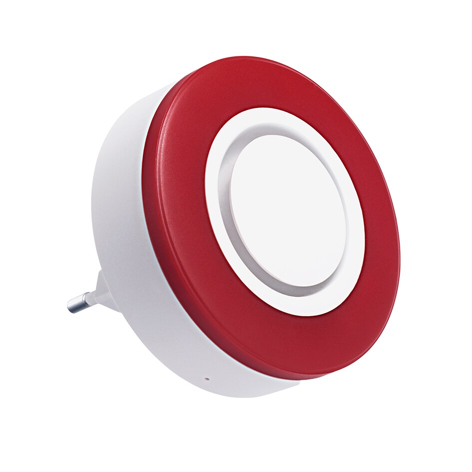 Compatible with Home Assistant, Kaku,Conbee II Red Flashing 95dB HEIMAN Zigbee 3.0 Alarm Siren HS2WD-E