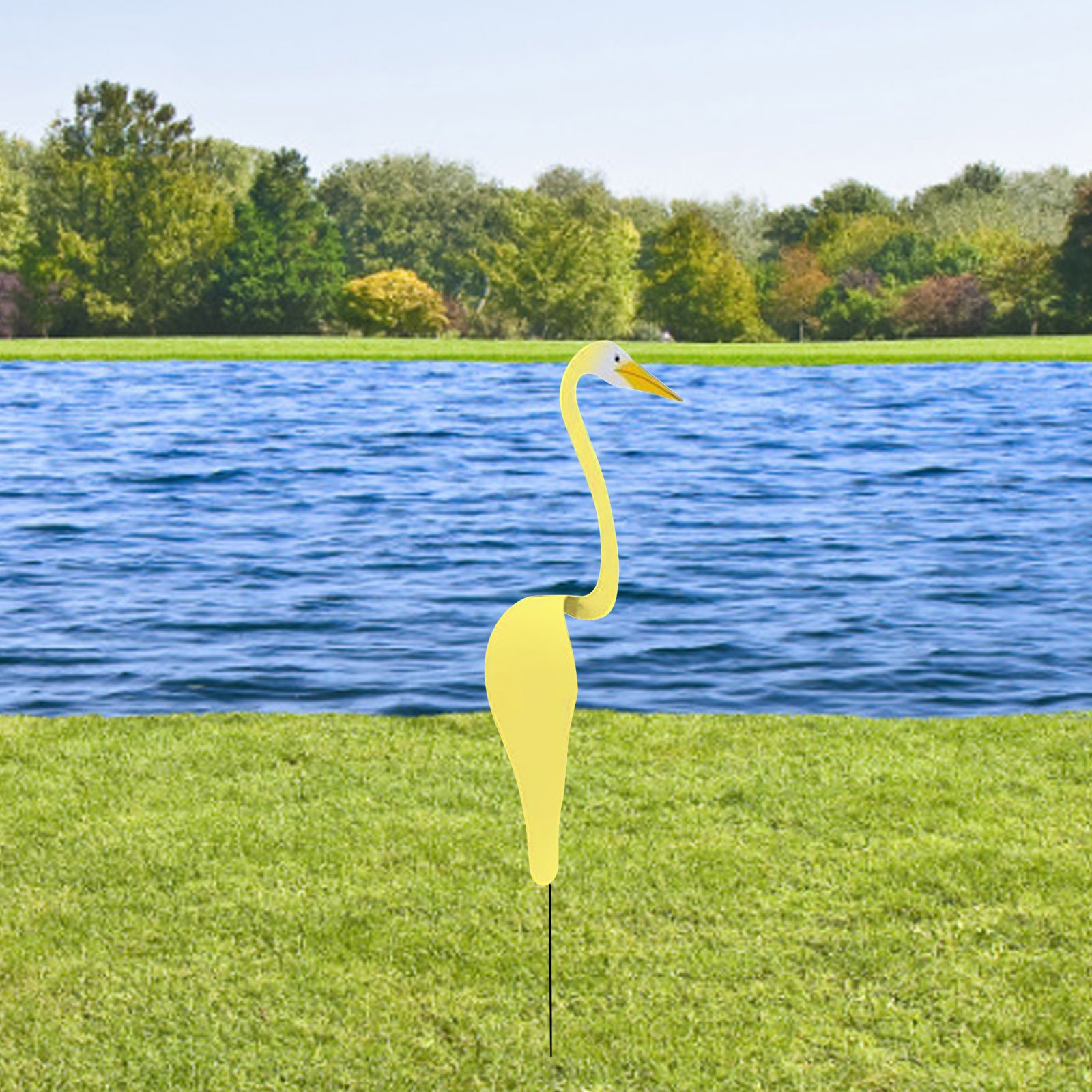 Swirl Bird Yard Decor Garden Statues Flamingo A Whimsical And Bird That Spins With The Slight Garden 40CM/20CM Navidad