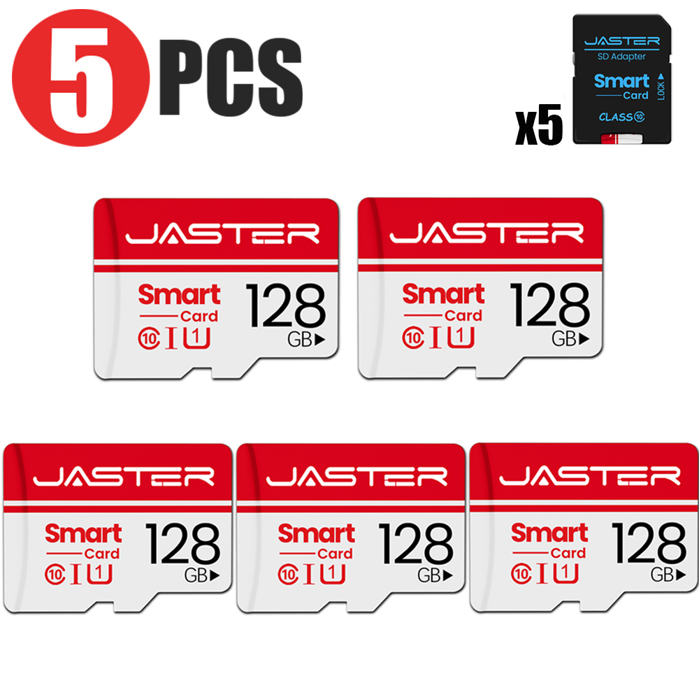 5pcs/lot Micro TF Card 4GB 8GB 16GB 32GB 64GBhigh Speed Class 10 Mini Sd Card 128GB Mini Flash Memory Card for Smartphone: 128 GB