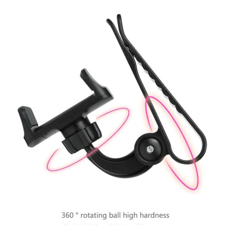US Car Sun Visor Clip Mount GPS Mobile Phone Holder Stand Bracket 360° Rotatable