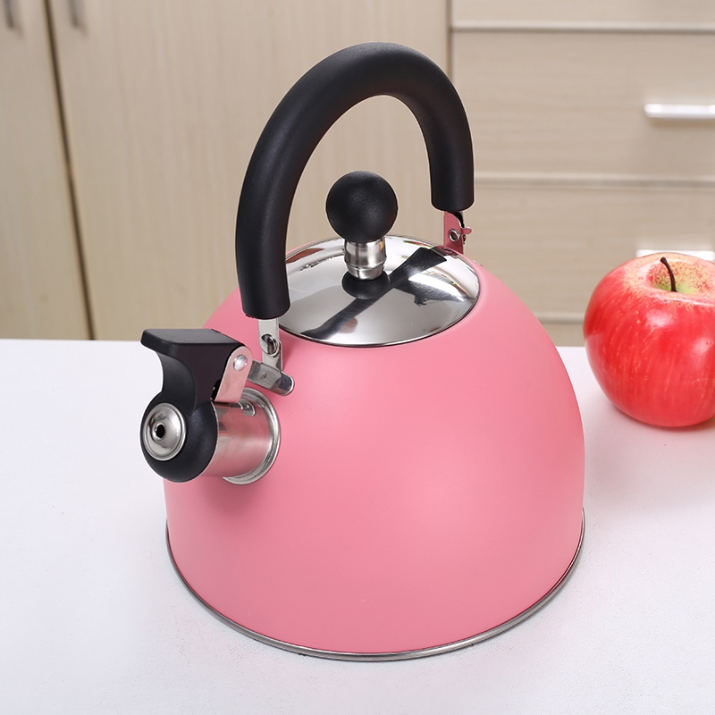 Kaffekjele i Rustfritt Stål med Fløyte 2.5L - Til Kaffe, Te & Melk