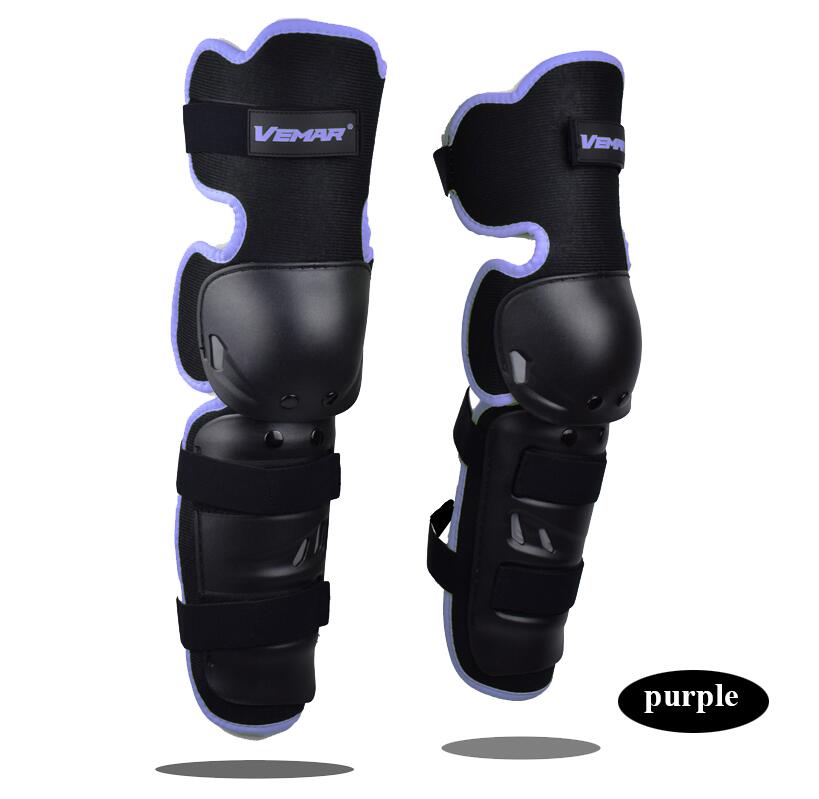 Vemar Warm Reflective Knee Protector Motorcycle kneepad MTB Kneepad Riding Guard MX Cycling Rodilleras Moto Motocross Gear: Purple