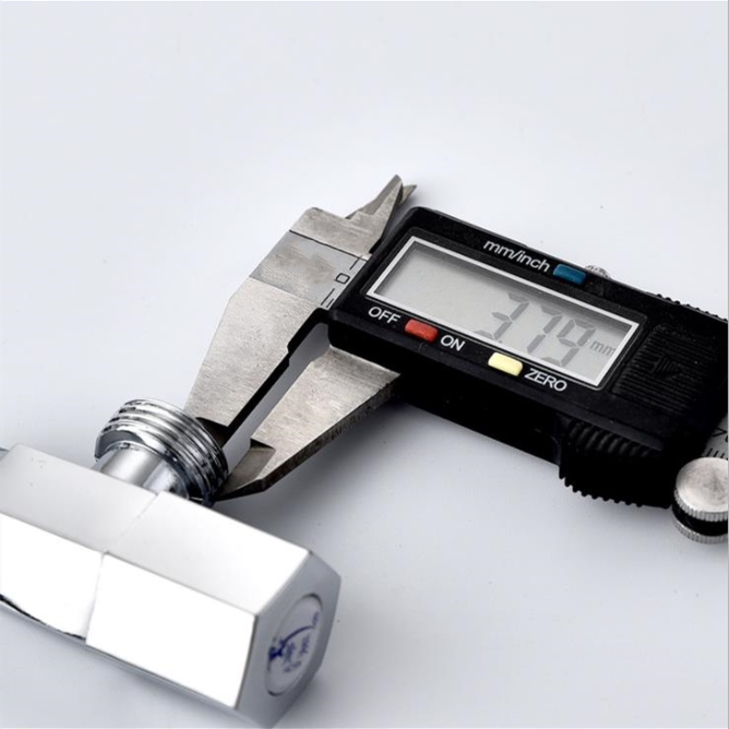 1PC G1/2 Thread Triangle Valve Plating Angle Valve Thickened Quick Opening Large Flow Filling Valves for Toilet Sink Water