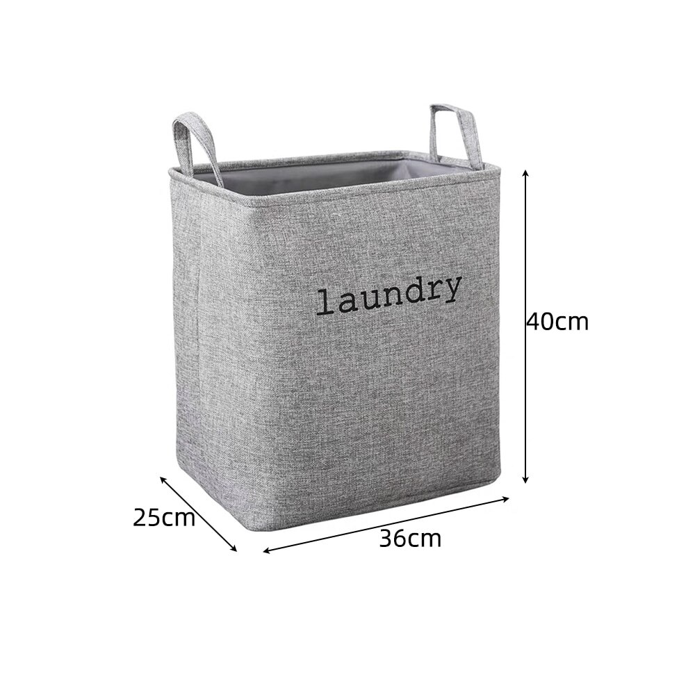 Cesto para ropa sucia plegable de goma EVA con asa, cubo cuadrado de almacenamiento para el hogar, textil, bolsa de almacenamiento de juguetes para mascotas, gran capacidad: A1 40x25x36cm