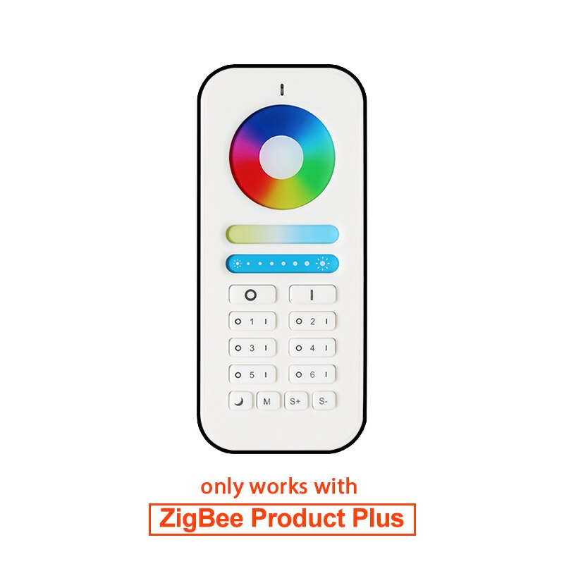 Gledopto zigbee rgb + cct ledet stripe kontrolleren pluss  dc12-24v arbeid med zigbee 3.0 porter smartthings ekko pluss stemmekontroll: 6- sone fjernkontroll